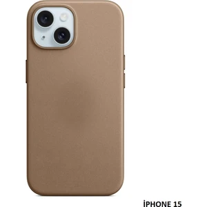 iPhone 15 Için Magsafe Özellikli Mikro Dokuma Kılıf