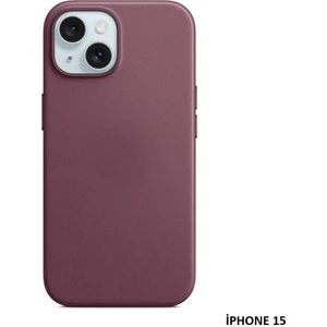 iPhone 15 Için Magsafe Özellikli Mikro Dokuma Kılıf