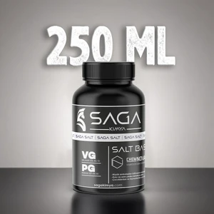 Saga Kimya Wilmar-Mrck Salt Gliserin Propilen Glikol Base Nbase 250 ml 36 Mg 80/20 Vg/pg
