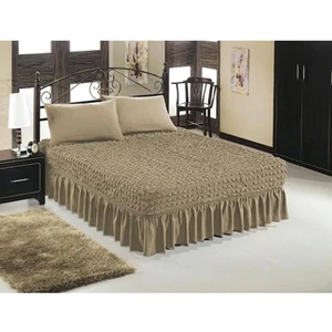 Bürümcük Likralı Yıkanabilir Yatak Örtüsü Çift Kişilik