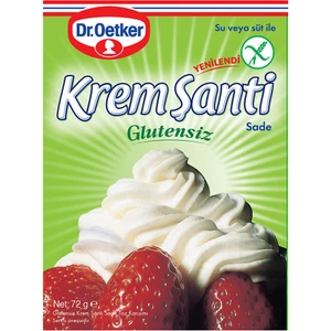 Dr.oetker x 4 Paket Glutensiz Krem Şanti 72GR