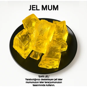 Sarı Jel Mum Parafini - Teraryum Jeli 150 gr Mum Yapım Malzemesi