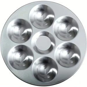 Metal Godeli Palet Yuvarlak Küçük 13 cm Çap