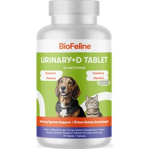 Biofeline Urinary+D Tablet ( Kedi ve Köpekler Için Üriner Sistem Desteği)