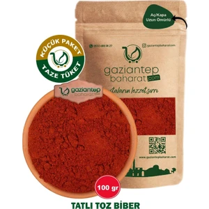 Gaziantep Baharat Tatlı Toz Biber 100  gr - Gaziantep Üretimi Doğal ve Taze Baharat