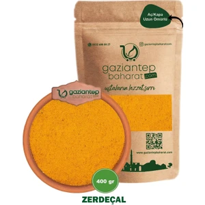 Gaziantep Baharat Zerdeçal Toz 400  gr – Doğal ve Taze, Sağlıklı Baharat, Yemeklerde Eşsiz Lezzet