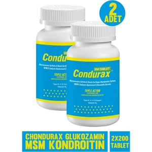 Glukozamin Msm Kondroitin 200 Tablet 2 Adet