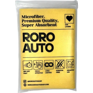 Roro Auto Güderi Oto Kurulama Bezi Araç Cam Kaporta Temizlik Bezi 320GSM 50X70