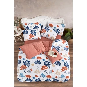 Çarşafı Lastikli Bali Esintisi Çift Kişilik Nevresim Takımı Doğal Sağlıklı Ranforce Pamuk