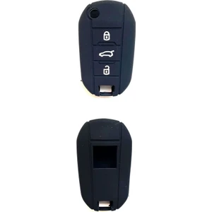 Peugeot 208 308 301 3008 5008 Citroen C-Elysee Silikon Anahtar Kılıfı