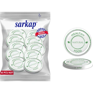 Hijyenik Paketli 10 Adet Kavanoz Kapağı – Healthy Natural Food – 82 mm