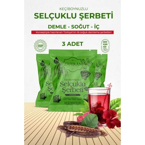 Selçuklu Şerbeti 3x1.5 lt Keçiboynuzu Şerbeti Ramazan Şerbeti Doğal Şerbet