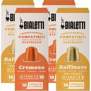 Nespresso Uyumlu Kapsül Kahve Cremoso ve Raffinato 40 Adet