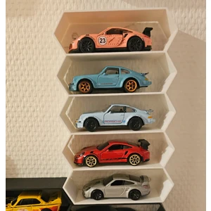  1/64 Duvar Garajı 5li (hot wheels - matchbox uyumlu )