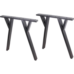 Metal Masa Ayağı Çok Amaçlı Metal Ayak Siyah Renk 1 Takım