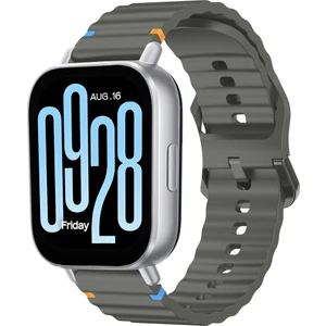 Redmi Watch 5 Lite 5 Active Ile Uyumlu Dalga Desenli Tokalı Yumusaş Soft Silikon Kordon