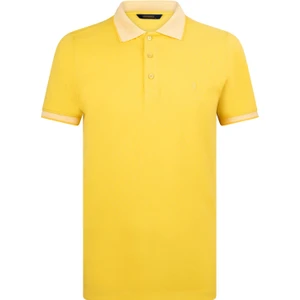 Sarı Regular Fit 100% Pamuklu Polo Yaka Tişört