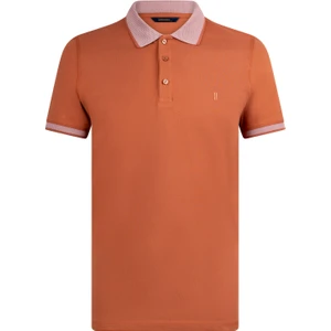 Kiremit Regular Fit 100% Pamuklu Polo Yaka Tişört