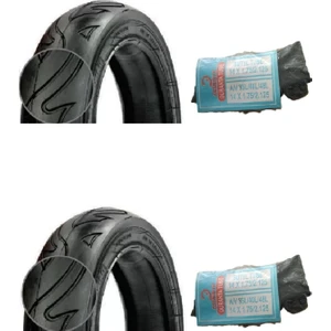 14 Jant 14x2.125 (57-254) Bisiklet Dış Lastiği D1466 X 2 Adet + Duranta Iç Lastik Seti