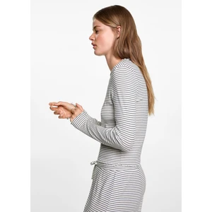 Mango Teen Çizgili Uzun Pijama Takımı