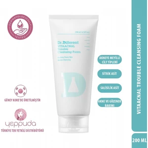 Dr.different Vitaacnal Trouble Cleansing Foam - Salisilik Asit & Sitrik Asit Içerikli Akne Karşıtı Köpük Temizleyici