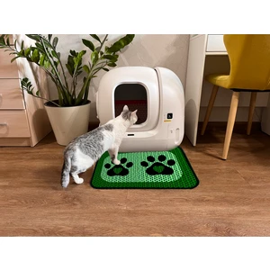 Elekli Tuvalet Önü Desenli Kedi Kumu Paspası 45 x 60 cm