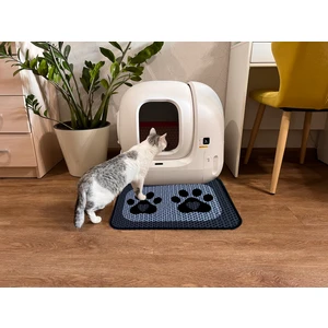 Elekli Tuvalet Önü Desenli Kedi Kumu Paspası 45 x 60 cm