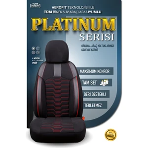 Honda Civic Vtec2 (2001-2006) Uyumlu Tam Set Oto Koltuk Kılıfı Platınum Serisi .4