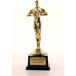 Eşe Sevgiliye Anneye Babaya Yılın En Iyi Sevgilisi Oscarı Ödülü Hediye Büyük Boy