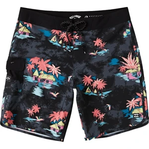 73 Line Up Pro Erkek Siyah Boardshort