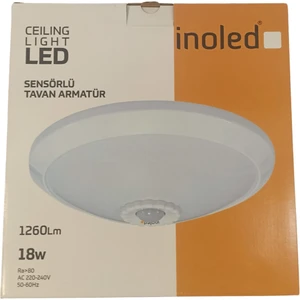 Inoled Sensörlü Tavan Armatürü - Acil Kitli Beyaz Işık 5146-01