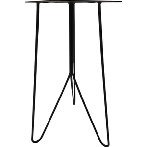 Yan Sehpa Ayağı Metal Tasarım Sehpa Ayağı 50 cm Siyah Renk 1 Adet