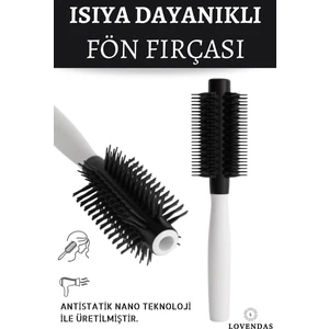 Isıya Dayanıklı Fön Fırçası Antistatik Nano Tarak
