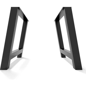 Metal Masa Ayağı Tasarım Metal Masa Ayağı 50X73 cm Siyah Renk 1 Takım