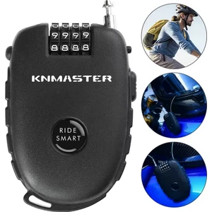 Motosiklet Kaskı Kilidi + Knmaster Karbon Çanta Hediyeli – Esnek Kablo ve Üst Düzey Koruma