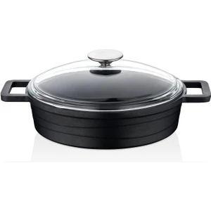 28 cm Döküm Basık Tencere