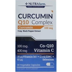 Nutrafarm Curcumin Q10 Complex 30 Kapsül