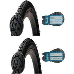 20 Jant 20x1.75 (47-406) Bisiklet Dış Lastiği D2059 X 2 Adet + Panda Iç Lastik Seti