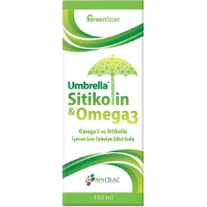 Umbrella Sitikolin Omega 3 Sıvı 150ML