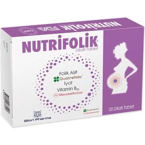 Nutrifolik Dil Altı 30 Tablet