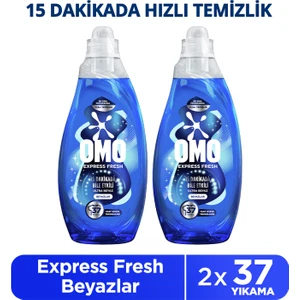 Express Fresh Ultra Beyaz Sıvı Çamaşır Deterjanı 1480 ml X2