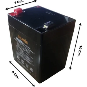 Akü 12V 4.5A (9X7X10CM) Avix DHB-1245