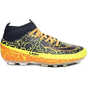 Yusufshoes Lion Boğazlı Çocuk Yetişkin Çoraplı Halı Saha Futbol Ayakkabısı