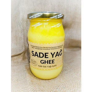 Kars Sade Yağ ( Ghee, Sarı Yağ, Eritilmiş Tereyağı ) Net 330 Gram