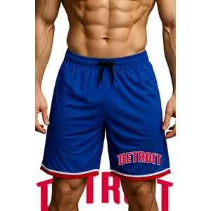 Top Glory Cepli Denver Baskılı Basketbol Şortu Spor Şort