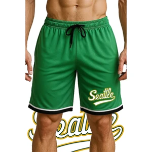 Top Glory Cepli Seattle Baskılı Basketbol Şortu Spor Şort