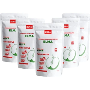 Freeze Dried Fruits-Dondurularak Kurutulmuş Meyveler-(Beş Adet Elma)