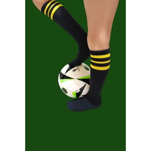Unisex 3 Çift Çocuk Futbol Çorabı Uzun Tozluk Halı Saha Çorabı Pamuklu