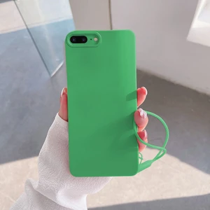 Apple iPhone 6 Plus Uyumlu Kılıf Love Yumuşak Silikon Kılıf Açık Yeşil