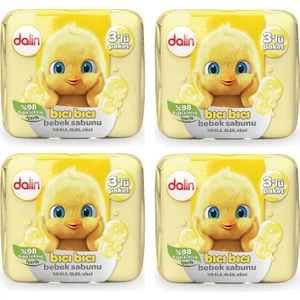 Klasik Katı Bebek Sabun 12 x 75 gr